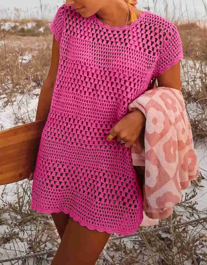 Women Swimsuit Crochet Swim Cover Up Summer Bathing Suit Swimwear Beach Dress