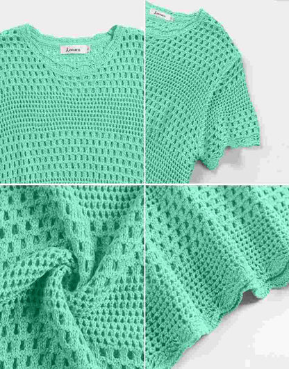 Women Swimsuit Crochet Swim Cover Up Summer Bathing Suit Swimwear Beach Dress